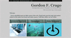 Desktop Screenshot of gordoncrago.com